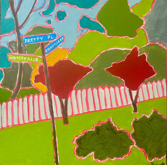 Two Plum Trees